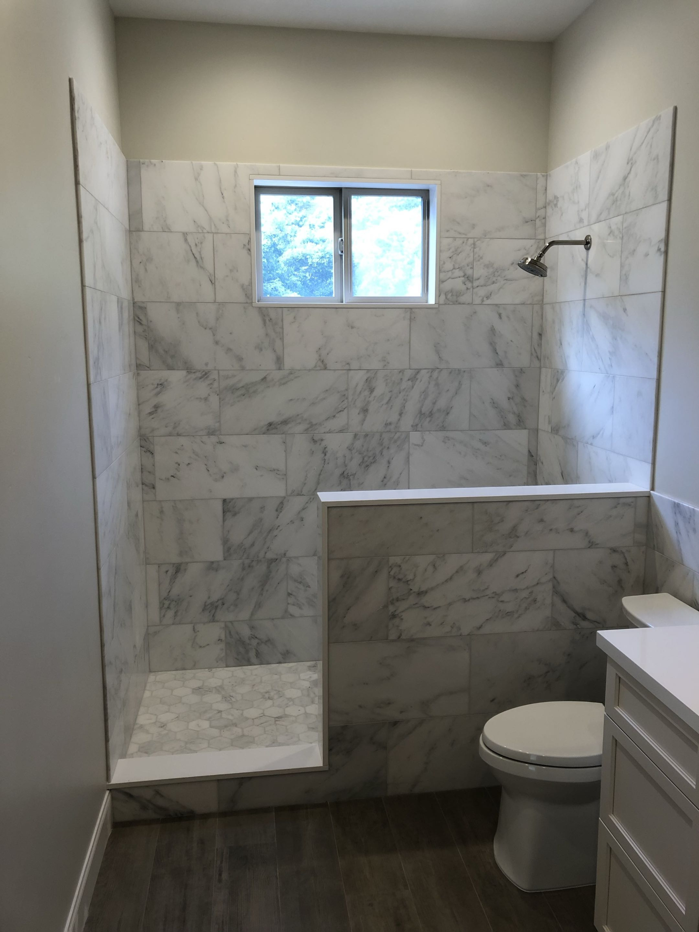 Carrara Marble Bathroom